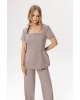 Блуза PiRS 6636 серо-бежевый