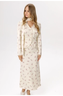 Блуза PiRS 6681 сливочный 