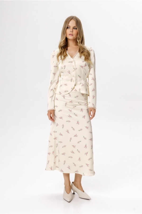 Блуза PiRS 6681 сливочный