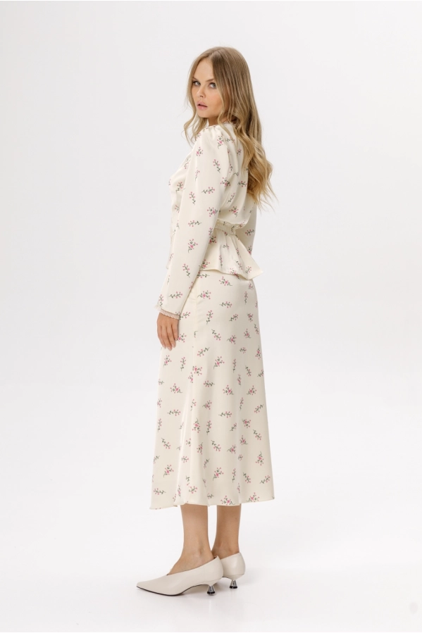 Блуза PiRS 6681 сливочный