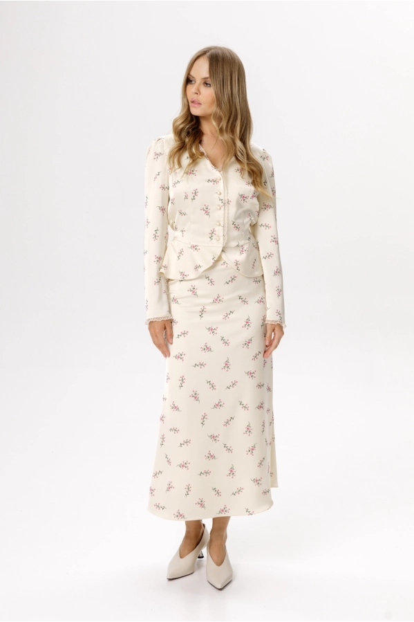 Блуза PiRS 6681 сливочный