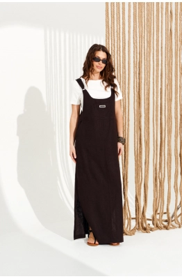 Сарафан ELLETTO LIFE 11127 коричневый 