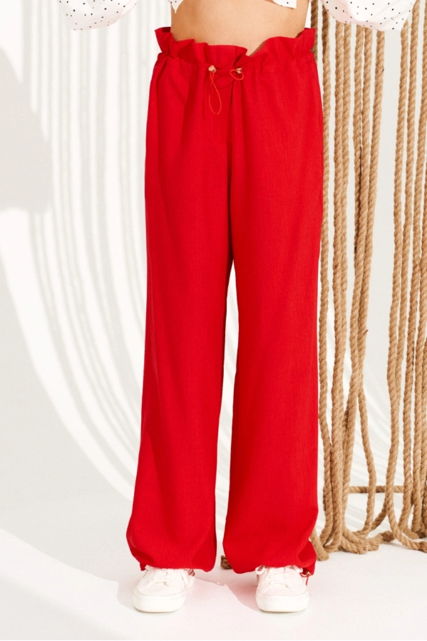 Брюки ELLETTO LIFE 12387 красный