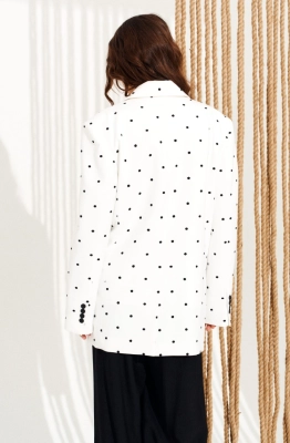 Жакет ELLETTO LIFE 13005 молочно-черный 