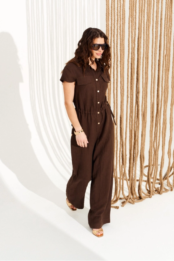 Комбинезон ELLETTO LIFE 15341 коричневый