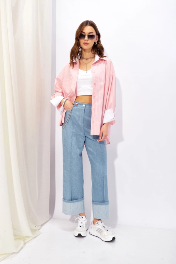 Брюки Lyushe 4329 голубой