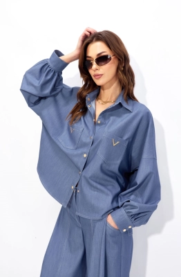 Костюм Lyushe 4336 голубой 