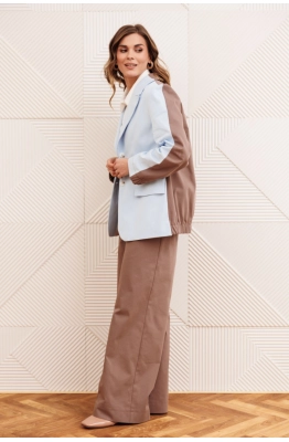 Костюм GIZART 5368 голубой+капучино 