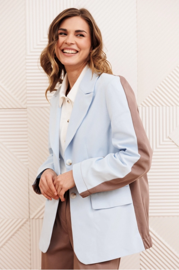 Костюм GIZART 5368 голубой+капучино