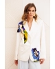 Жакет GIZART 15377 молочный с цветком