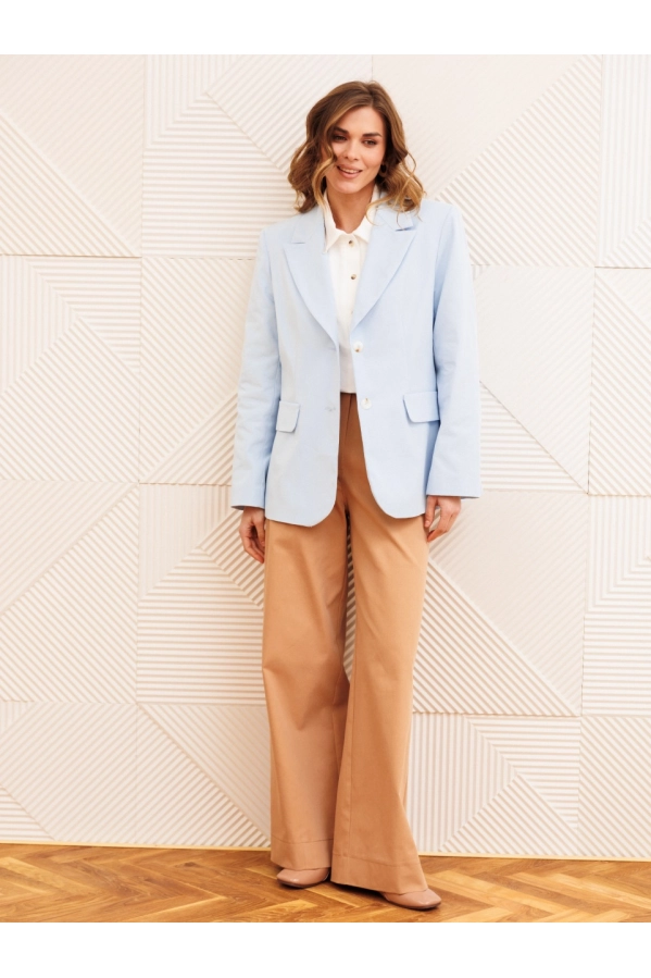 Костюм GIZART 5377 голубой+мокко мусс