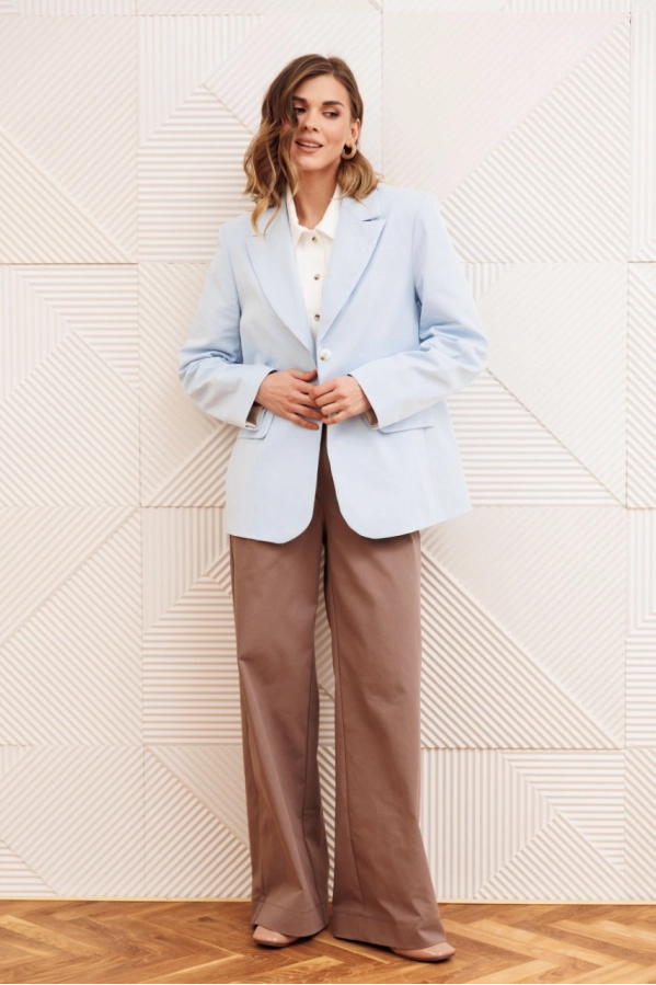 Костюм GIZART 5377 голубой+капучино