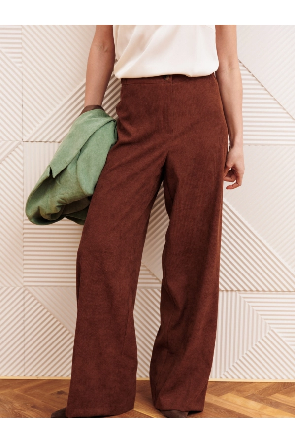 Брюки GIZART 35204 коричневый вельвет