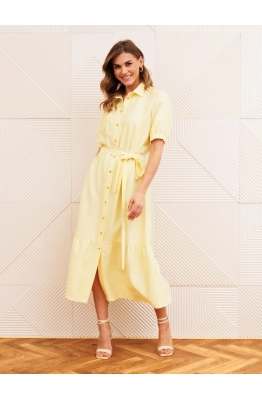 Платье GIZART 5126/2 сливочное масло 