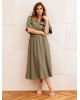 Платье GIZART 5444 хаки