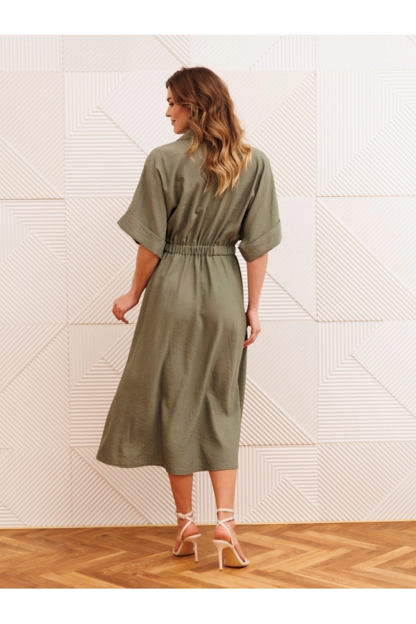 Платье GIZART 5444 хаки