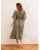 Платье GIZART 5444 хаки
