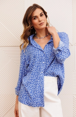 Рубашка GIZART 15391 голубой 