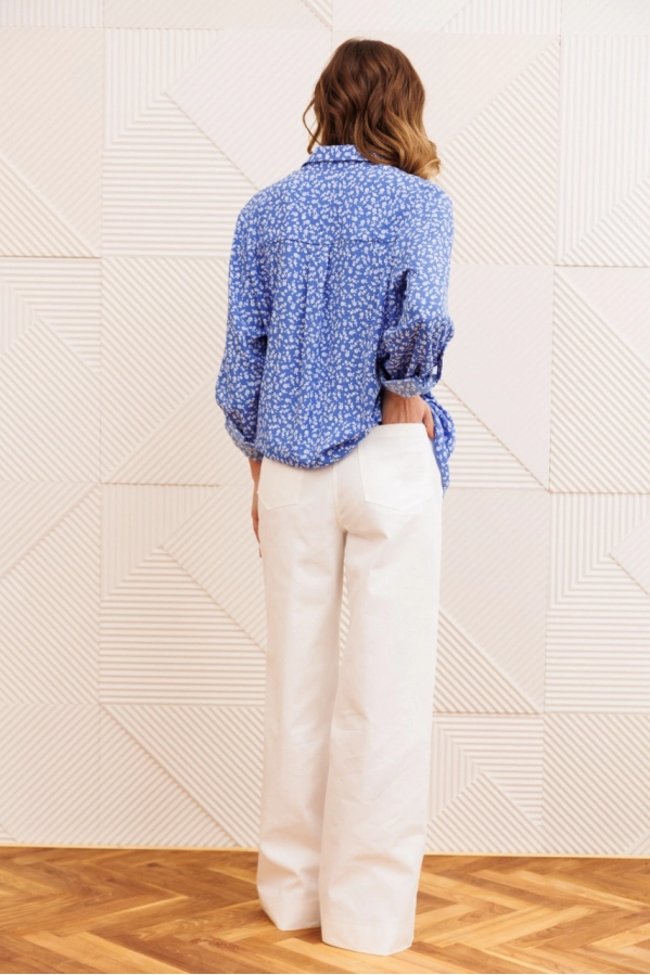 Костюм GIZART 5391/1 голубой+молочный