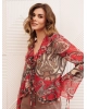 Блуза GIZART 15403 красно-коричневый