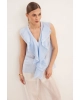 Блуза DAVA  4232 голубой