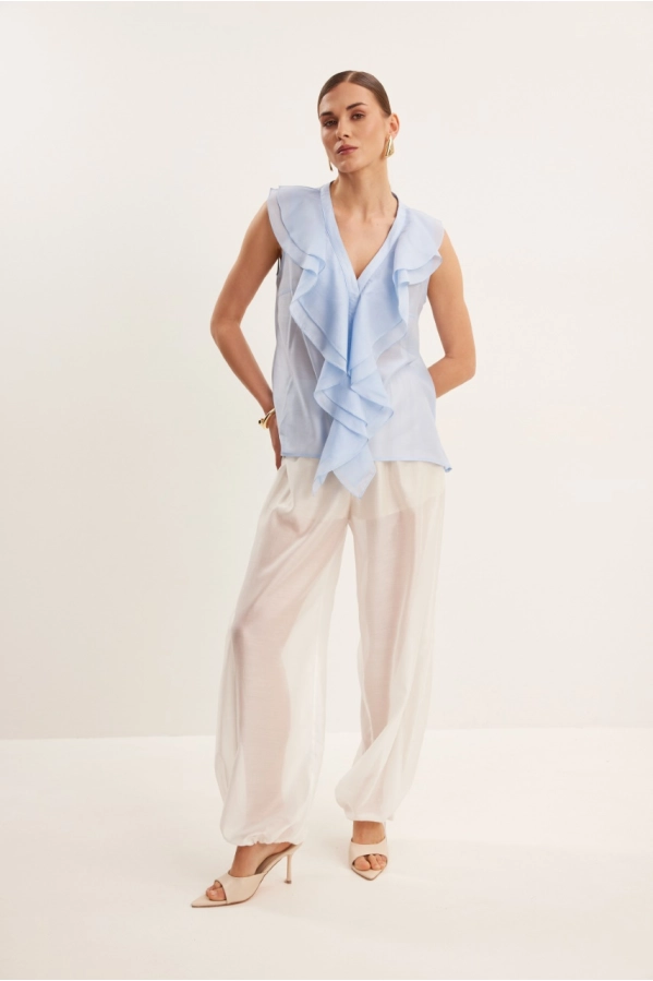 Блуза DAVA  4232 голубой