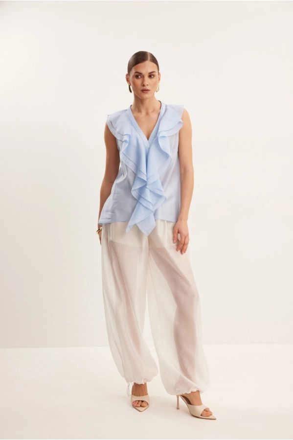 Блуза DAVA  4232 голубой