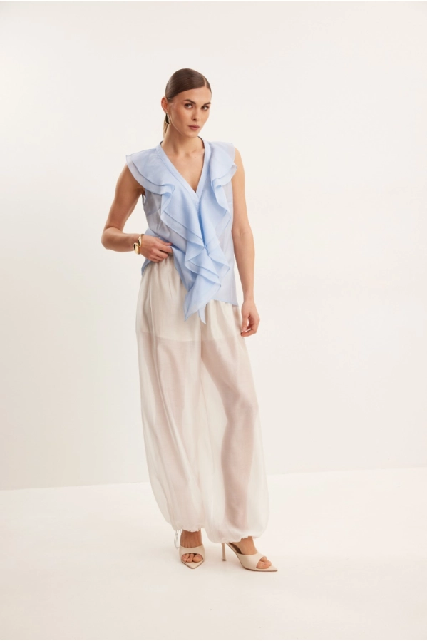 Блуза DAVA  4232 голубой