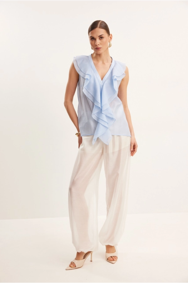 Блуза DAVA  4232 голубой