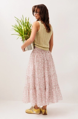 Юбка Buter 3299 розовые цветы 