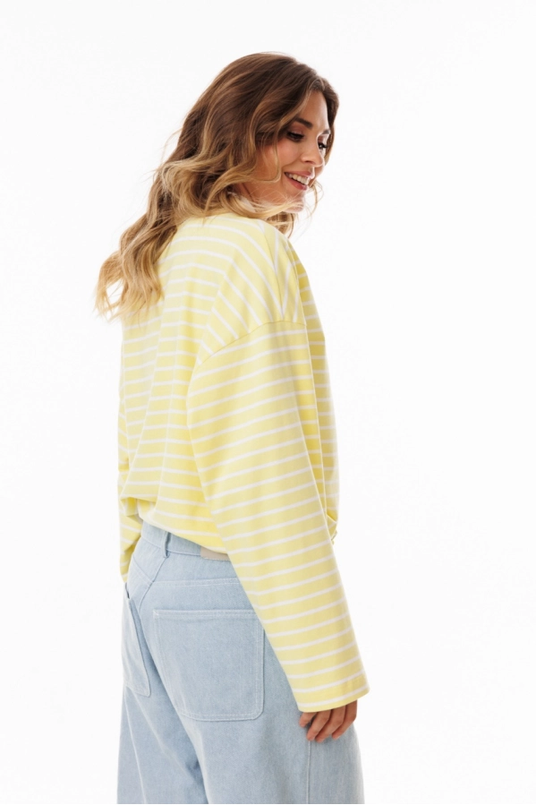 Джемпер EOLA 3052.3 лимонный в полоску