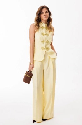 Брюки EOLA 3074 сливочное масло 