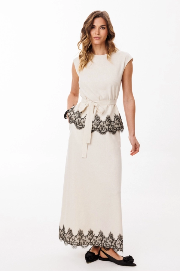 Блуза EOLA 3084 бежевый