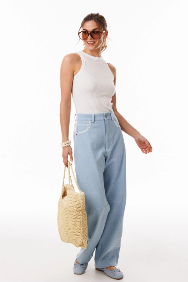 Брюки EOLA 3094 голубой