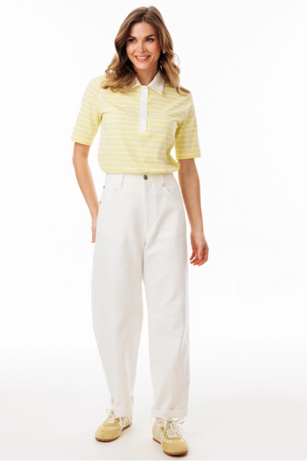 Джемпер EOLA 3095 лимонный в полоску