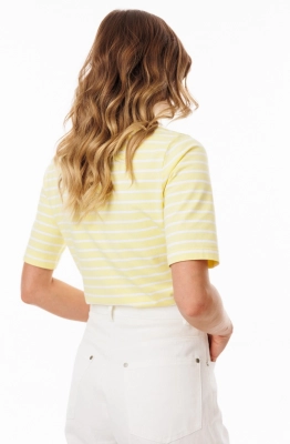 Джемпер EOLA 3095 лимонный в полоску 