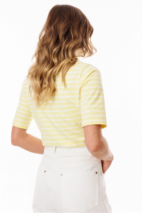 Джемпер EOLA 3095 лимонный в полоску