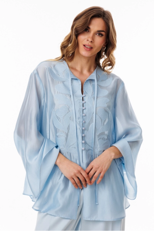 Блуза EOLA 3097 голубой