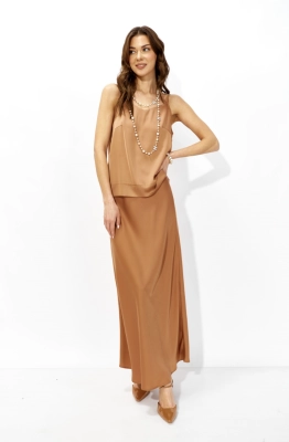 Юбка Lyushe 4339 коричневый 