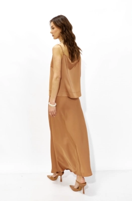 Юбка Lyushe 4339 коричневый 