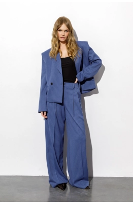 Костюм-двойка PiRS 6376 темно-голубая полоска 