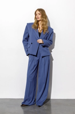 Костюм-двойка PiRS 6376 темно-голубая полоска 