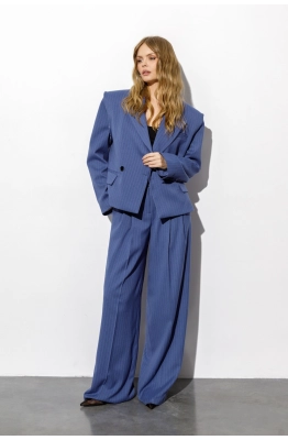 Костюм-двойка PiRS 6376 темно-голубая полоска 