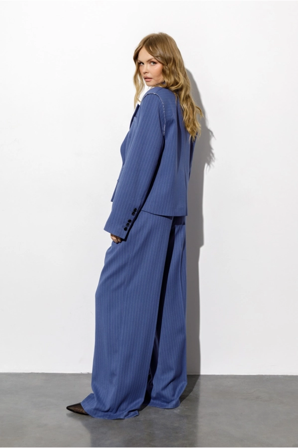 Костюм-двойка PiRS 6376 темно-голубая полоска