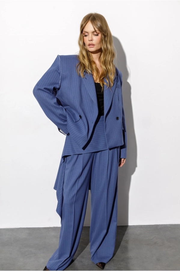 Костюм-двойка PiRS 6376 темно-голубая полоска