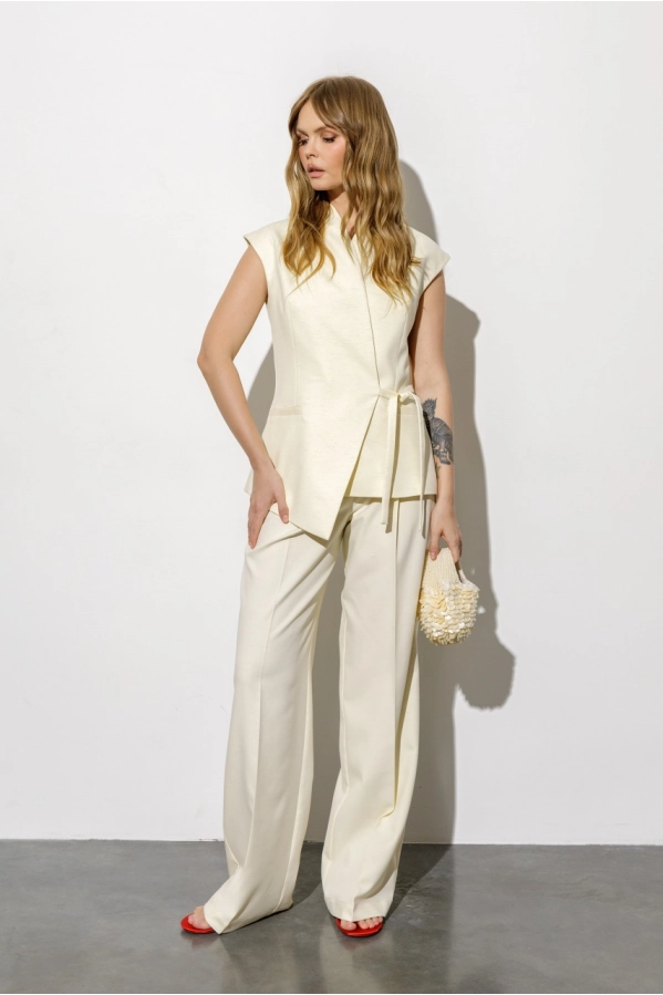 Брюки PiRS 6689 сливочный