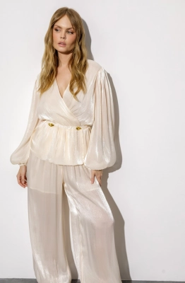 Блуза PiRS 6736 кремовый 