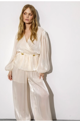 Блуза PiRS 6736 кремовый 