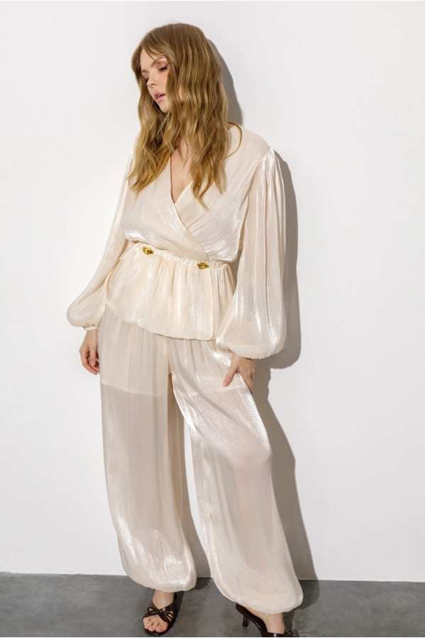 Брюки PiRS 6737 кремовый