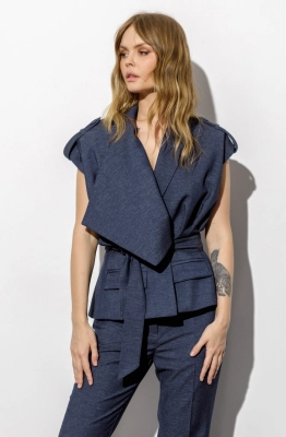 Жилет PiRS 6744 синий 